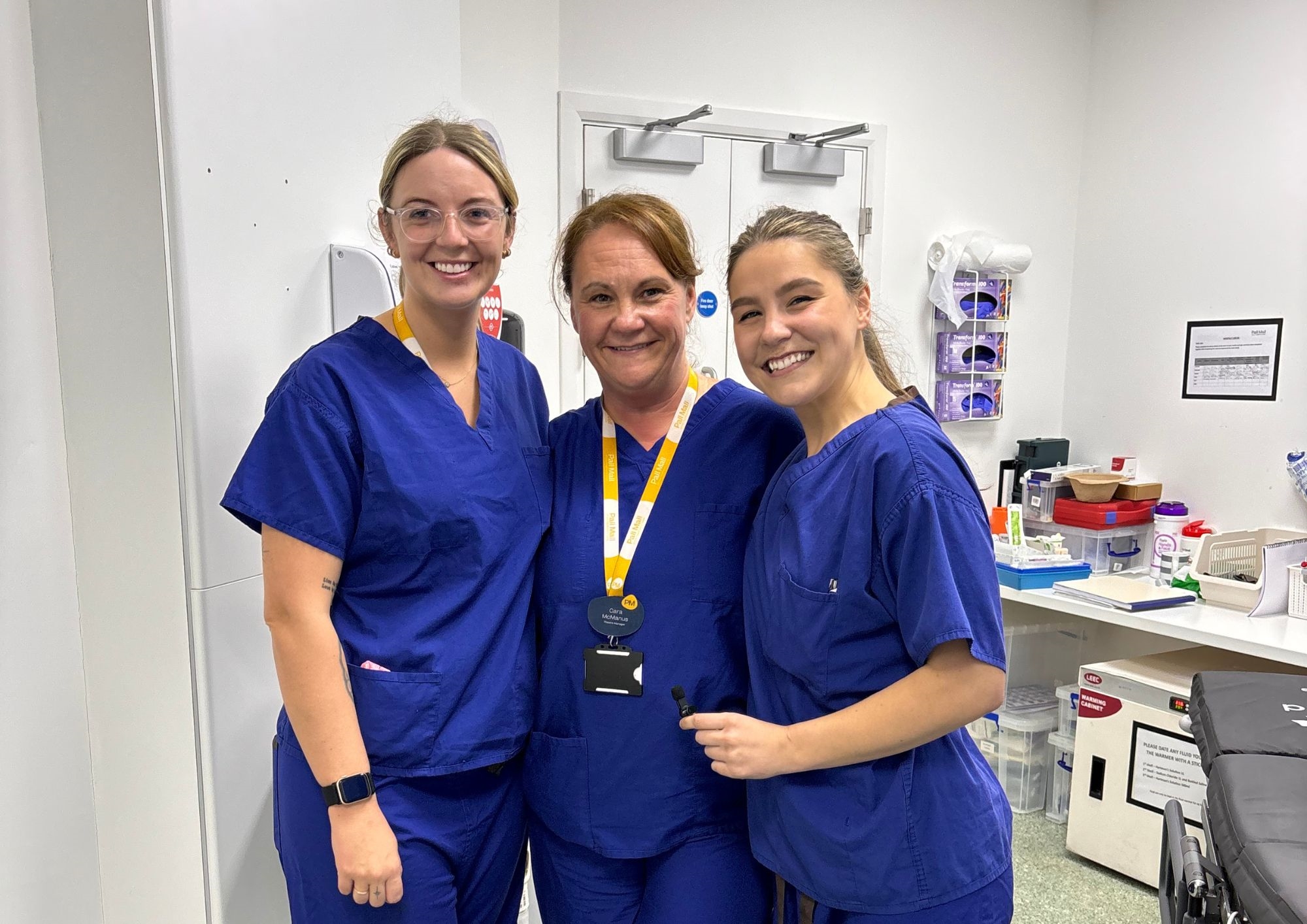 Three Pall Mall Nurses at Newton-le-Willows Three Pall Mall Nurses at Newton-le-Willows